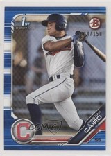 2019 Bowman Draft Blue 4/150 Christian Cairo #BD-195 s3g
