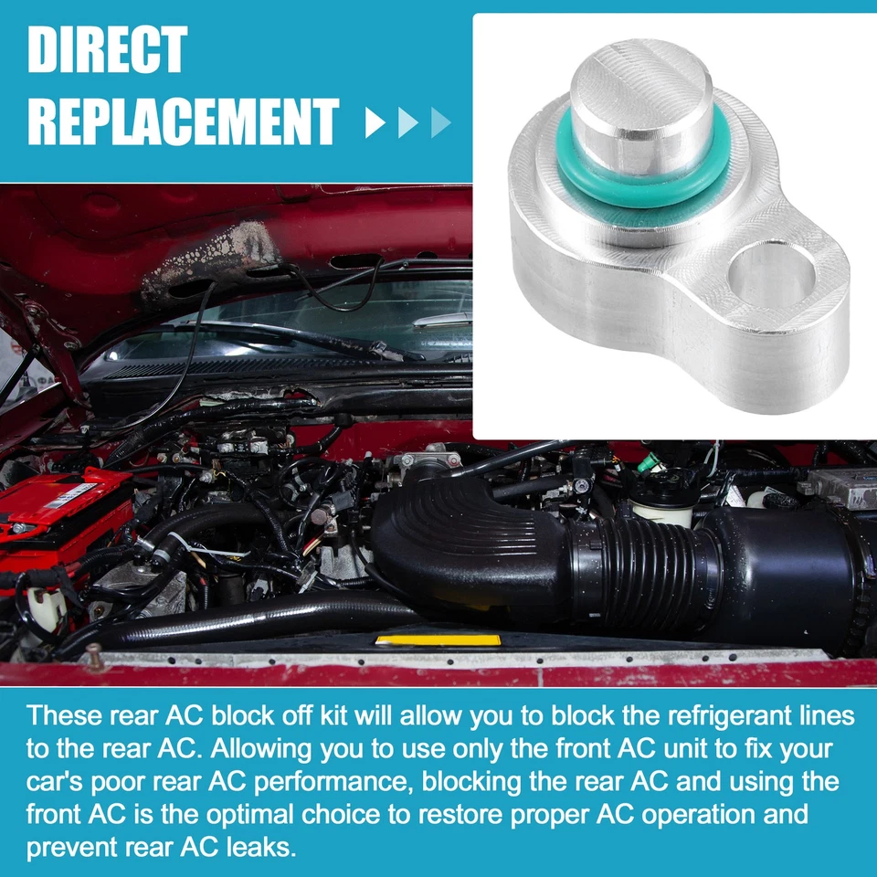 Juego de 2 bloqueos de aire acondicionado traseros para Ford Expedition 2007-2016 para Ford Explorer 2011-2016 Foto 3 de 4