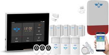 - Allarme Casa Senza Fili Wifi Con Sirena Esterna, Kit Antifurto Casa Wireless,