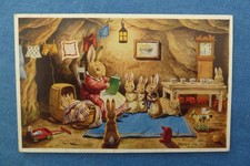 VINTAGE MEDICI POSTCARD BY RACEY HELPS "STORY TIME"