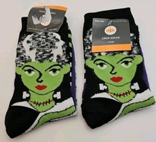 Halloween Unisex Crew Socks One Size Fits Most Two Pairs NEW