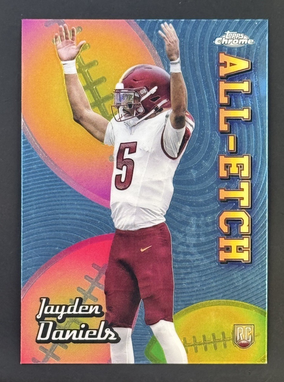2024 Topps Chrome - All-Etch Jayden Daniels #CAE-JD (RC)