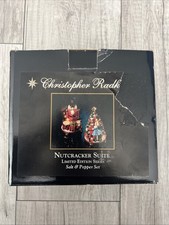 Christopher Radko Nutcracker Suite Salt & Pepper Set Limited Edition Series 1311