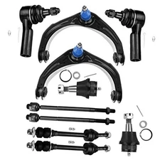  10pcs 4WD Front Suspension Kit Upper Control Arms With Ball Joints Inner Tie 