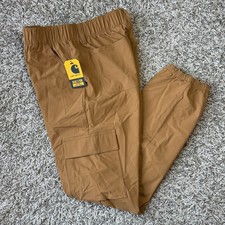 Carhartt Lightweight Rugged Flex Brown Cargo Jogger Pants Youth Medium 10/12 
