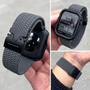 Parachute Nylon Strap for Apple Watch Ultra 2 10 9 8 7 SE 49mm 45mm Band