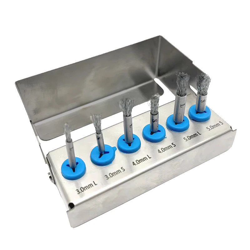 Dental Implant Threads Cleaning Brush Peri-Implantitis Prevention Tool for Titan