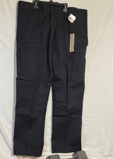 NWT Dickies Cargo Pants Mens 48 UL Black Relaxed Straight Flex High Rise Outdoor