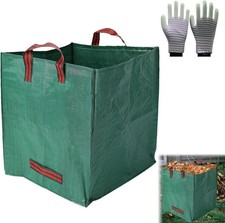 Garden Waste Sack 125 L Self-Standing Sturdy Leaf Bag & Garden Bag for Green ...