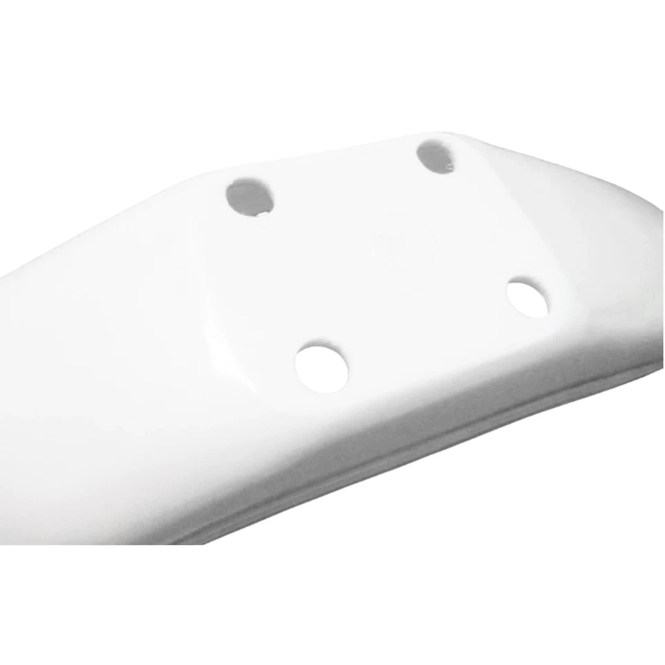 PARA YAMAHA DT100 DT125 DT175 DT250 DT400 DT ENDURO GUARDABARROS DELANTERO BLANCO Foto 3 de 4