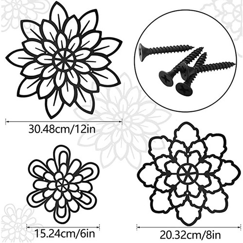 3pcs Rustic Wall Hanging Art Ornament Home Decoration - Picture 2 of 5