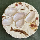 French Porcelain Limoges Haviland Oysters Plate With Fish /K