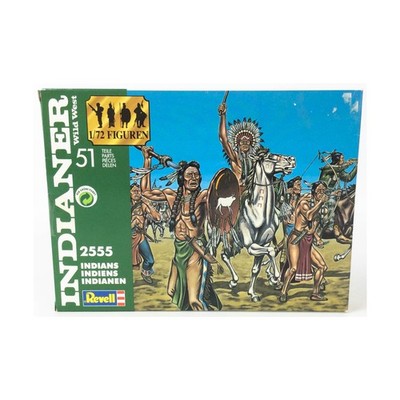 Revell/Monogram Wild West Mini 1/72 Indians VG+/NM