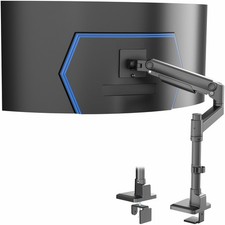 VIVO Black Pneumatic Computer Monitor Desk Mount, Fits Ultrawides up to 49"