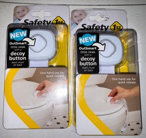 Safety 1st OutSmart Swing Shut Toilet Seat Locks (2X)