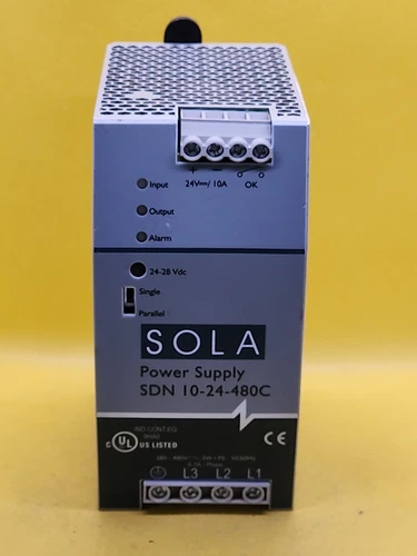 EMERSON SOLA SDN 10-24-480C ENCLOSED POWER SUPPLY [1ES2]