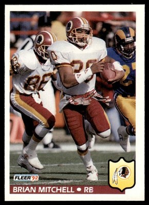 1992 Fleer Brian Mitchell Washington Redskins #426