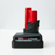 Magnetic Battery Cover Mount for Milwaukee M12 High Output 5.0Ah Battery