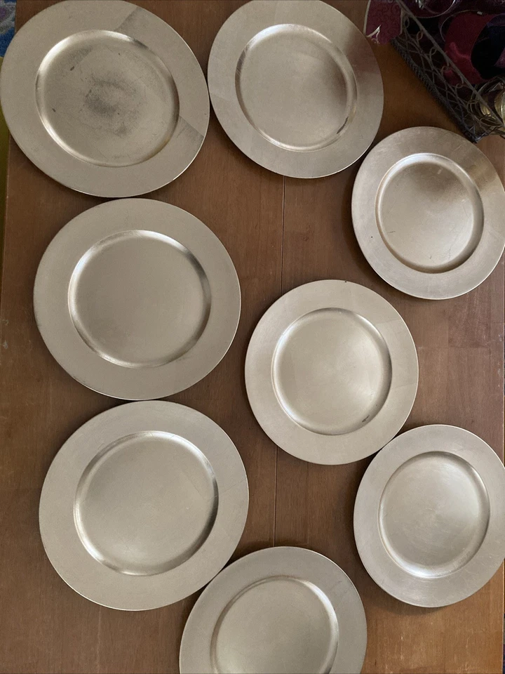 Juego de 8 cargadores Mlkasa Golden Edge perfectos para cualquier ocasión platos de cena Foto 3 de 4