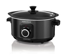 Morphy Richards 3.5L Sear & Stew Slow Cooker Shatter Resistant Aluminium Pot 3
