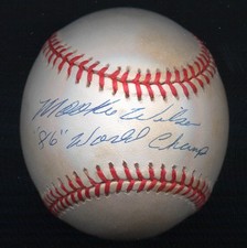 MOOKIE WILSON - AUTOGRAPHED SIGNED BASEBALL