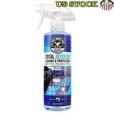 Total Interior Cleaner Protectant UV Shield Hard Soft Surfaces Car Detailing New