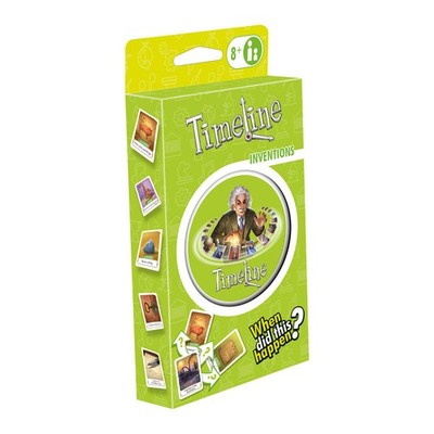 Asmodee - Timeline Erfindungen - Kartenspiel, Englisch
