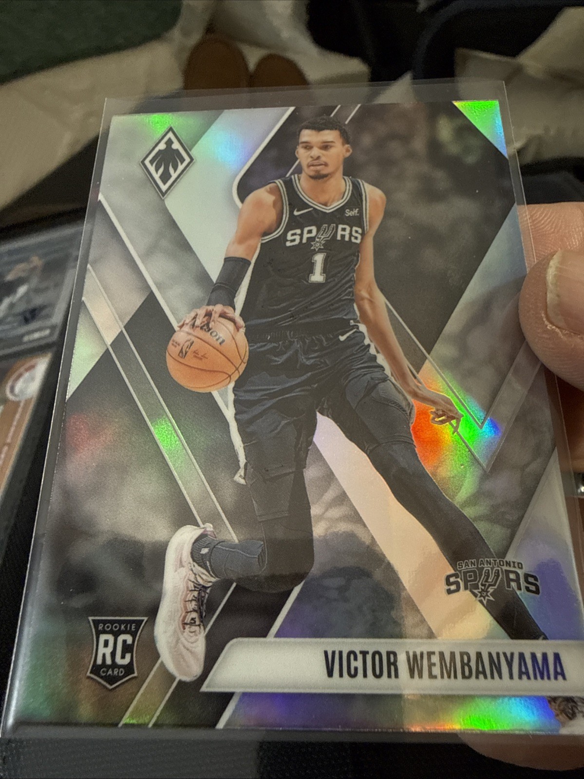 2023-24 Panini Phoenix - Rookies #256 Victor Wembanyama (RC) Holo Silver T21