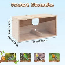 Image of Birdhouse Made of , to Make Yourself, Paintable Blue Tit House, to Hang, Small