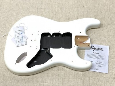 3.6 LBS! Genuine Fender Squier Sonic Hardtail STRAT BODY Arctic