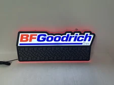 BF Goodrich Lighted Sign NEW Single Sided