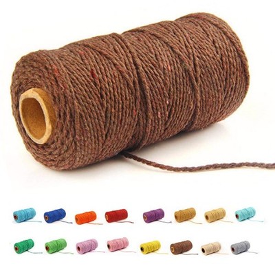 109 Yards/1.5mm/35 Colors Optional 109 DIY Macrame Cord Craft Macramé Cotton ...