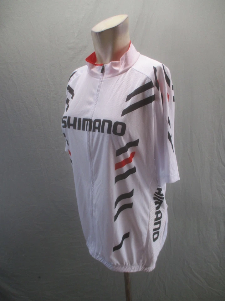 Shimano Size 3XL Mens Multicolor Cycling Stretch Back Pocket Full Zip Jacket 764 - Image 3 of 4