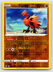 Galarian Zapdos 082/203 Reverse Holo Evolving Skies