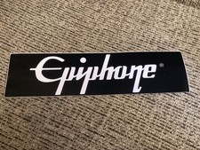 EPIPHONE Black Guitar Sticker - Approximately 11 1/2  by 3  