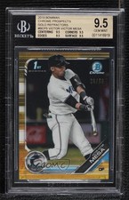 2019 Bowman Chrome Prospects Gold Refractor 28/50 Victor Victor Mesa BGS 9.5 4f5