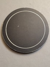 58mm Metal Front Lens Cap - Black- Made In Japan