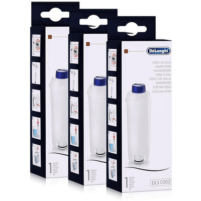 Delonghi Wasserfilter DLSC002 (3er Pack) 3 Stück 1), weiß 