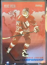 1993-94 Donruss Mike Peca #18 Vancouver Canucks