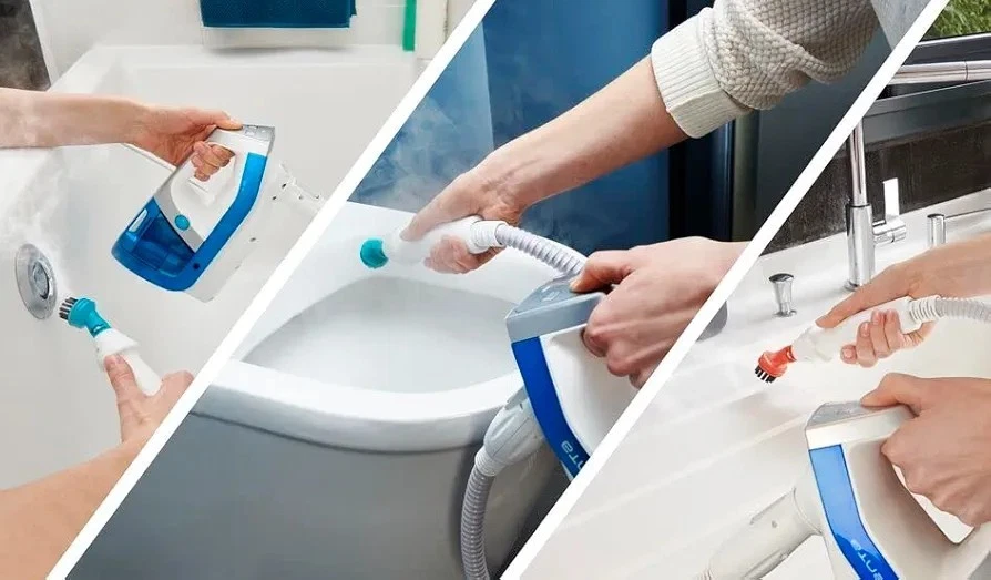 Rowenta Clean & Steam Multi RY8544 RY8544WH, Steam Vacuum Cleaner, White - No Accessories - Image 4 of 4