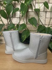 Kids glitter Cat and Jack Boots size13 USED