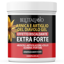 Arnica e Artiglio del Diavolo 550ml Extra Forte BELL'ITALIABIO BELLITALIABIO