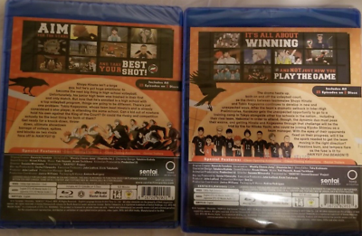 Haikyuu Anime Complete Season 1 and 2 OOP New BluRay, 6 Discs 50 Episodes