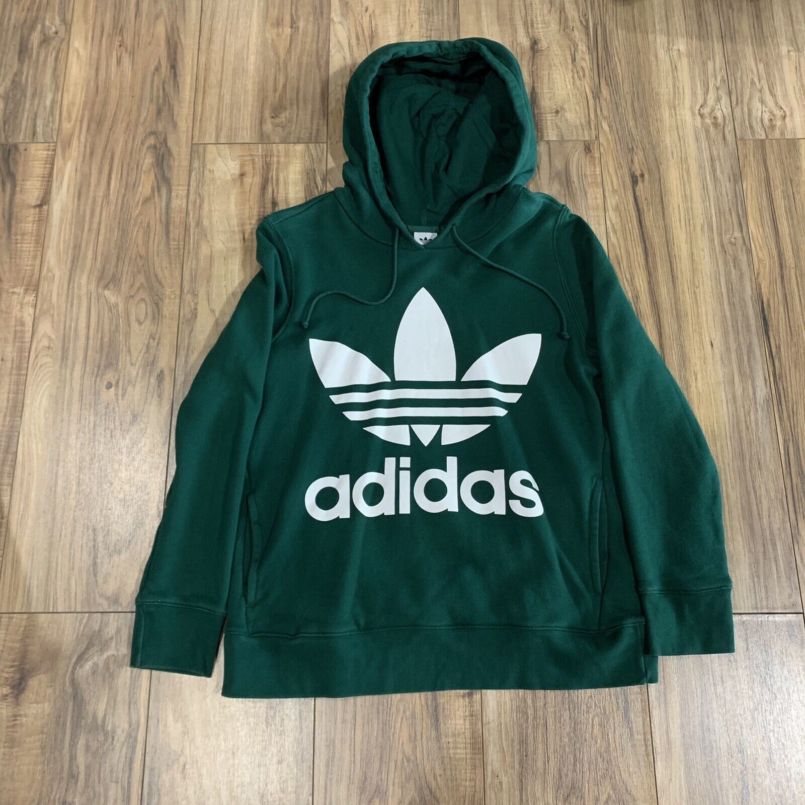 Adidas Originals Big Logo Hoodie Sweatshirt Men's Medium | eBay