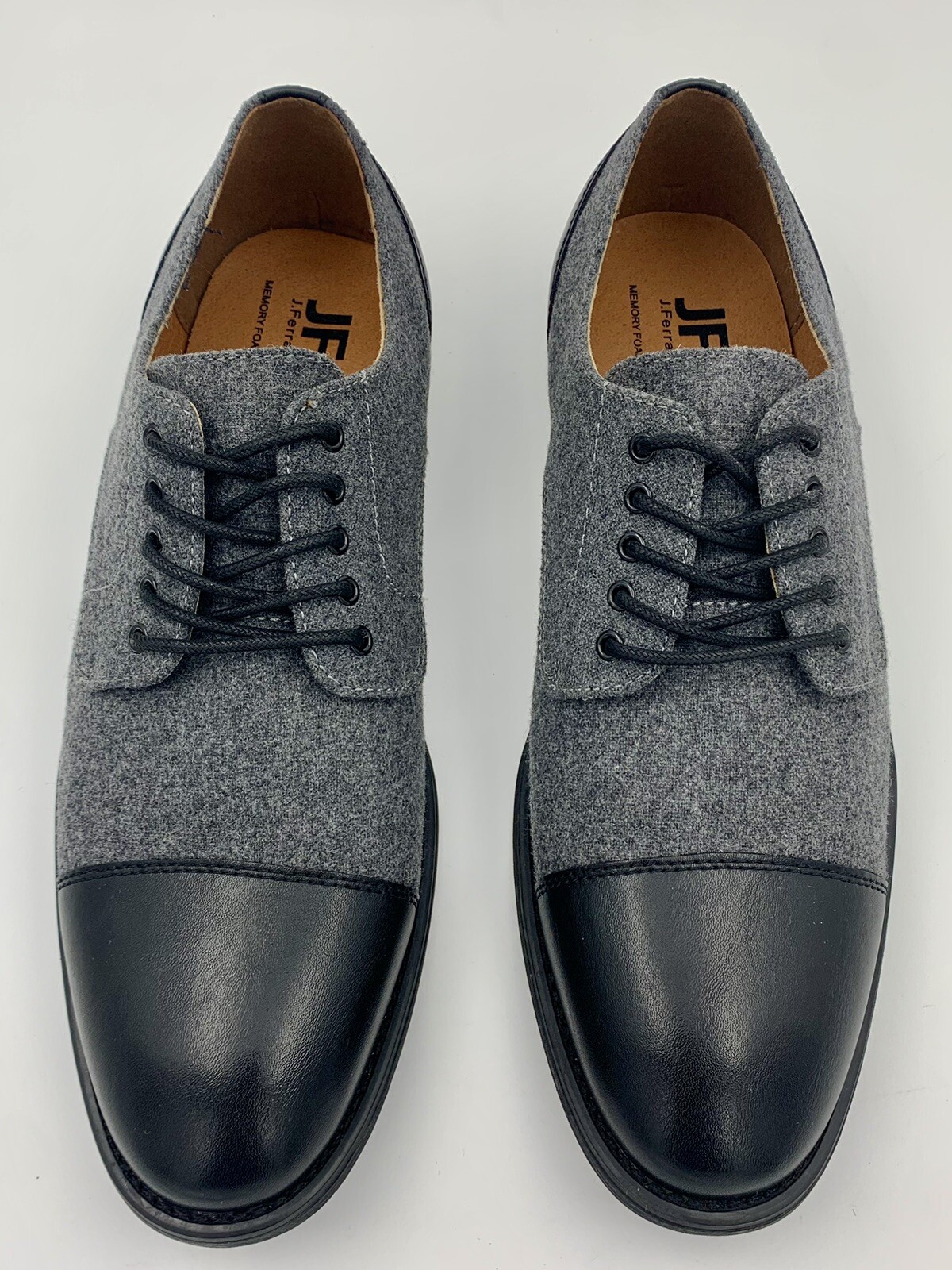SAOLA Scarpe Oxford Hyde JF J. Ferrar da uomo taglia 10 lana e poliestere