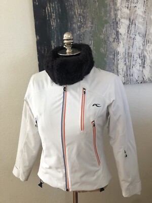 KJUS Desire Dermizax Premium Down PrimaLoft Recco White Ski Jacket XS/34