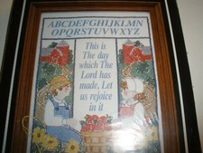 NEW WonderArt Stamped Needlecraft Kit 9018 This is the Day the Lord Has Made
