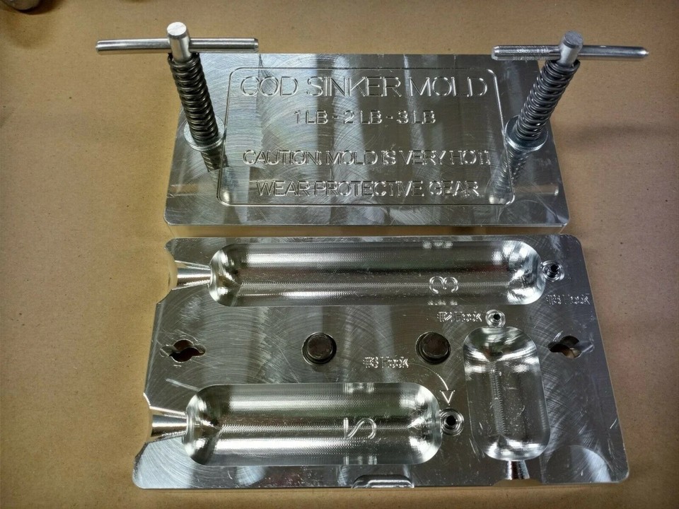 Cod Sinker / Deep Drop Weight Mold ( 3 Cavity ) 1# - 2# - 3# | eBay