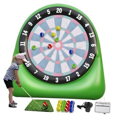 Inflatable Dart Board Giant Kick Dart Games Outdoor for Soccer Golf Modern