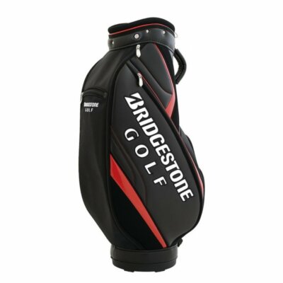 ayk.さん専用 BRIDGESTONE GOLF バッグ ブラック×レッド Bridgestone lightweight caddy bag CBG613 CBG613 men's golf